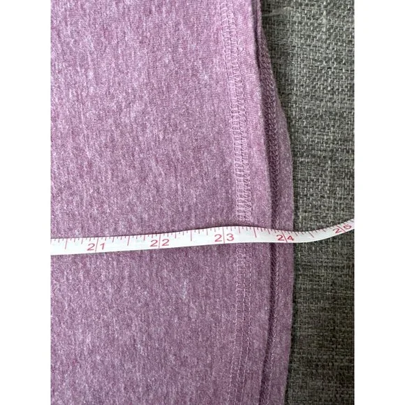 Maurices Womens Graphic Shirt L Coffee First Things Later Heathered Purple - Picture 7 of 7